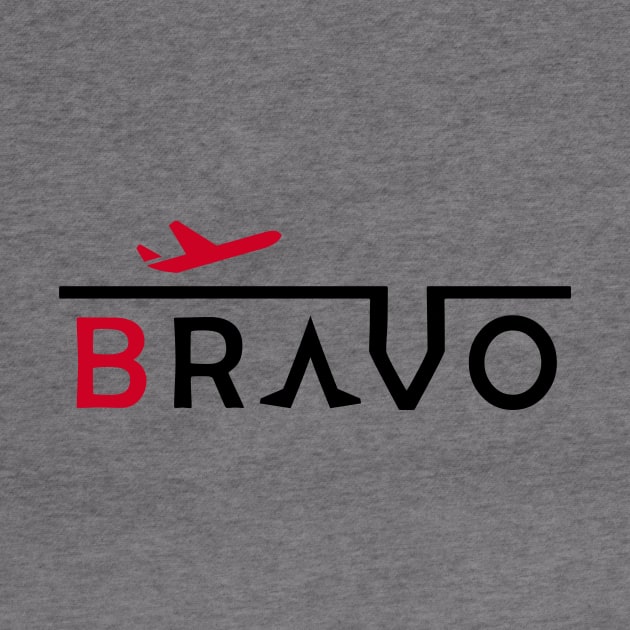 BRAVO Aviation Phonetic Alphabet Pilot Airplane by For HerHim